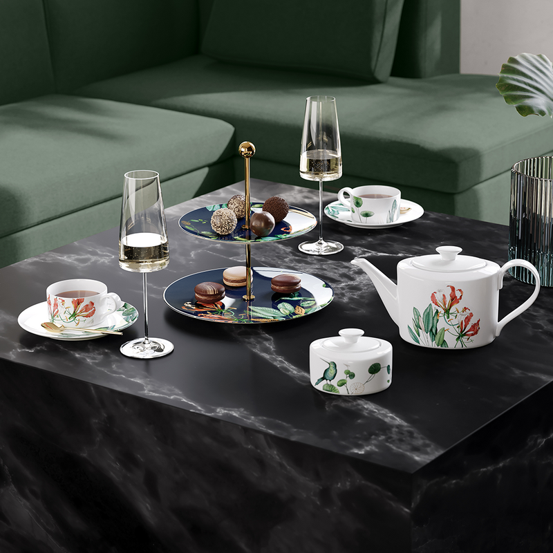 Avarua Coffee/Tea Sets 6 Pers on 15 Pcs