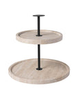 Manufacture Travertine Cake Stand - V&B KSA