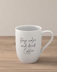 Statement Mug Keep Calm And Drink Coffee