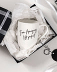Statement Mug Amazing. Not Perfect.