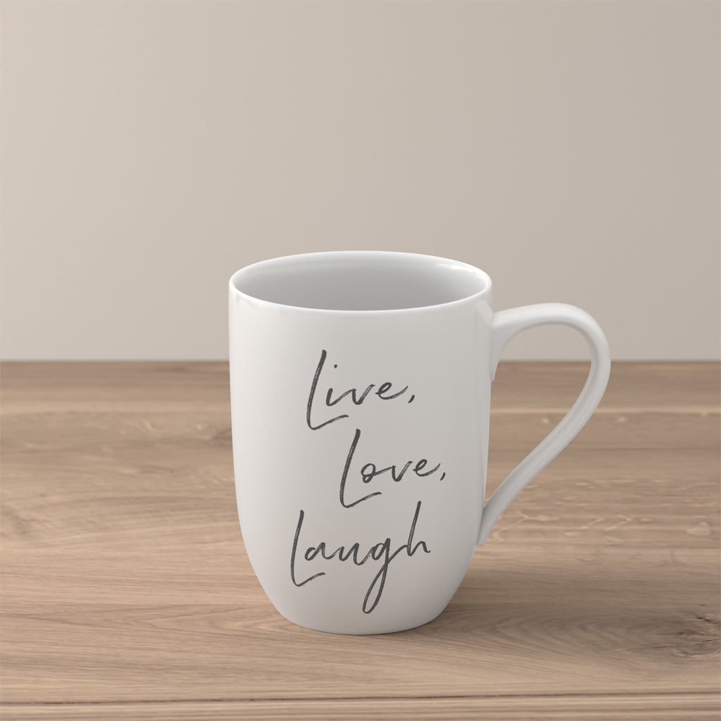 Statement Mug Live Love Laugh