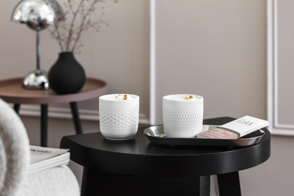 Manufacture Collier Blanc White Mug Set 2pcs