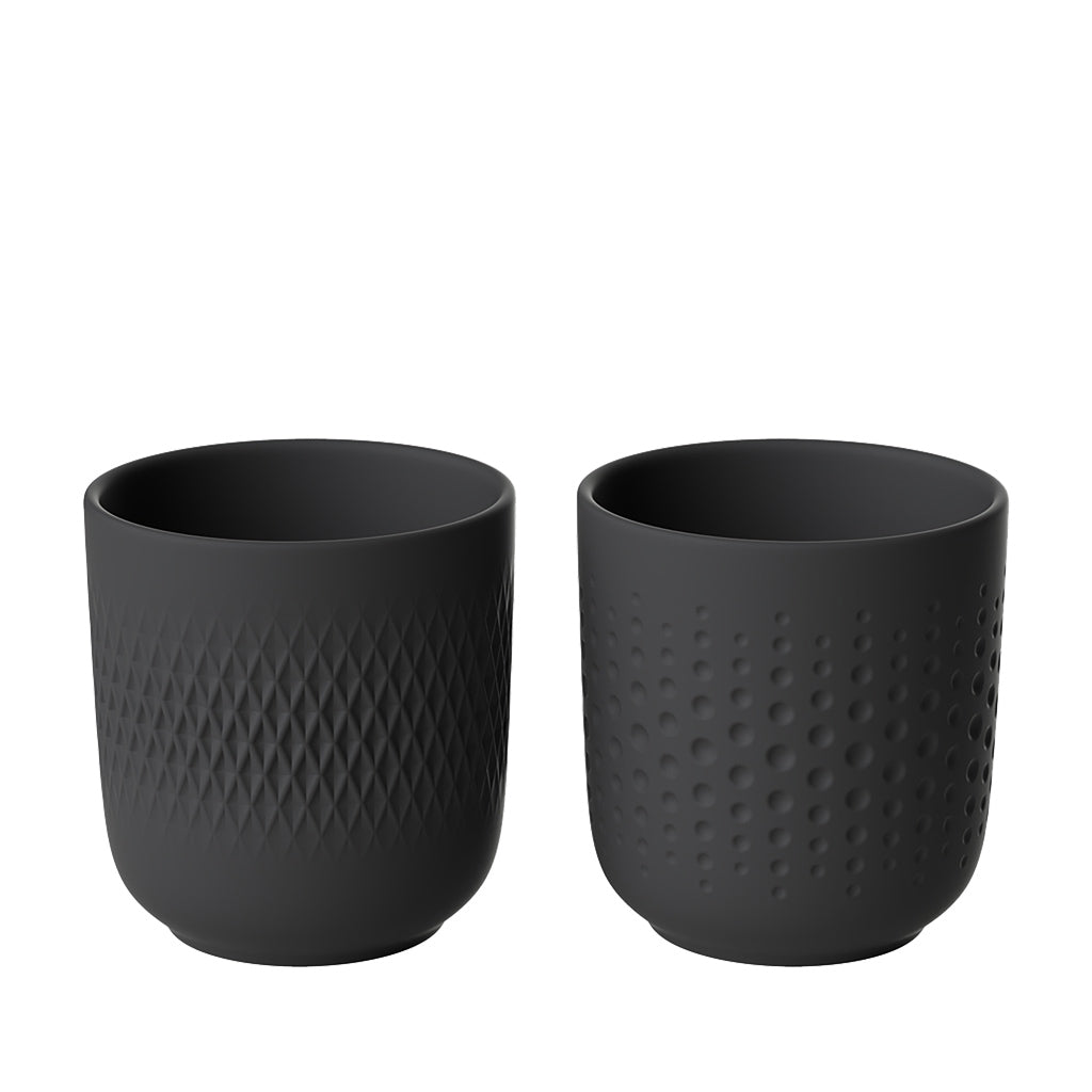Manufacture Collier Noir Mug Set of 2 Pieces