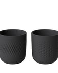 Manufacture Collier Noir Mug Set of 2 Pieces