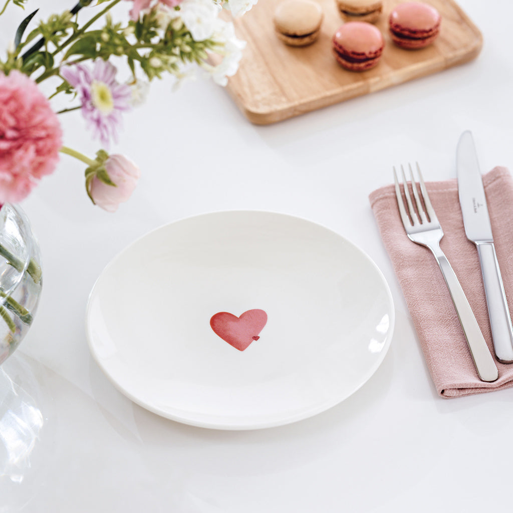 With Love Breakfast Plate Sending Love 21cm