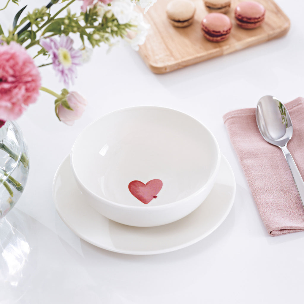 With Love Cereal Bowl Sending Love 17cm