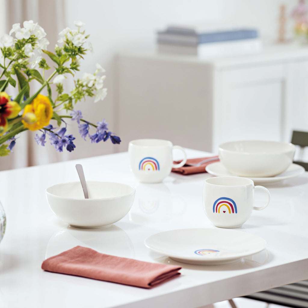 With Love Cereal Bowl Be Happy 17cm