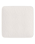 Manufacture Rock Blanc Square Serving Plate/Gourmet Plate 32.5 cm