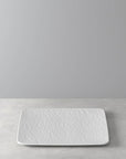Manufacture Rock Blanc Square Serving Plate/Gourmet Plate 32.5 cm - V&B KSA