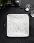 Manufacture Rock Blanc Square Serving Plate/Gourmet Plate 32.5 cm - V&B KSA