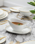 Chateau Septfontaines Sauceboat Wo.Saucer