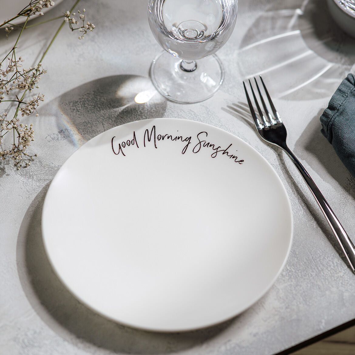 Statement Salad Plate Good Morning Sunshine 21cm