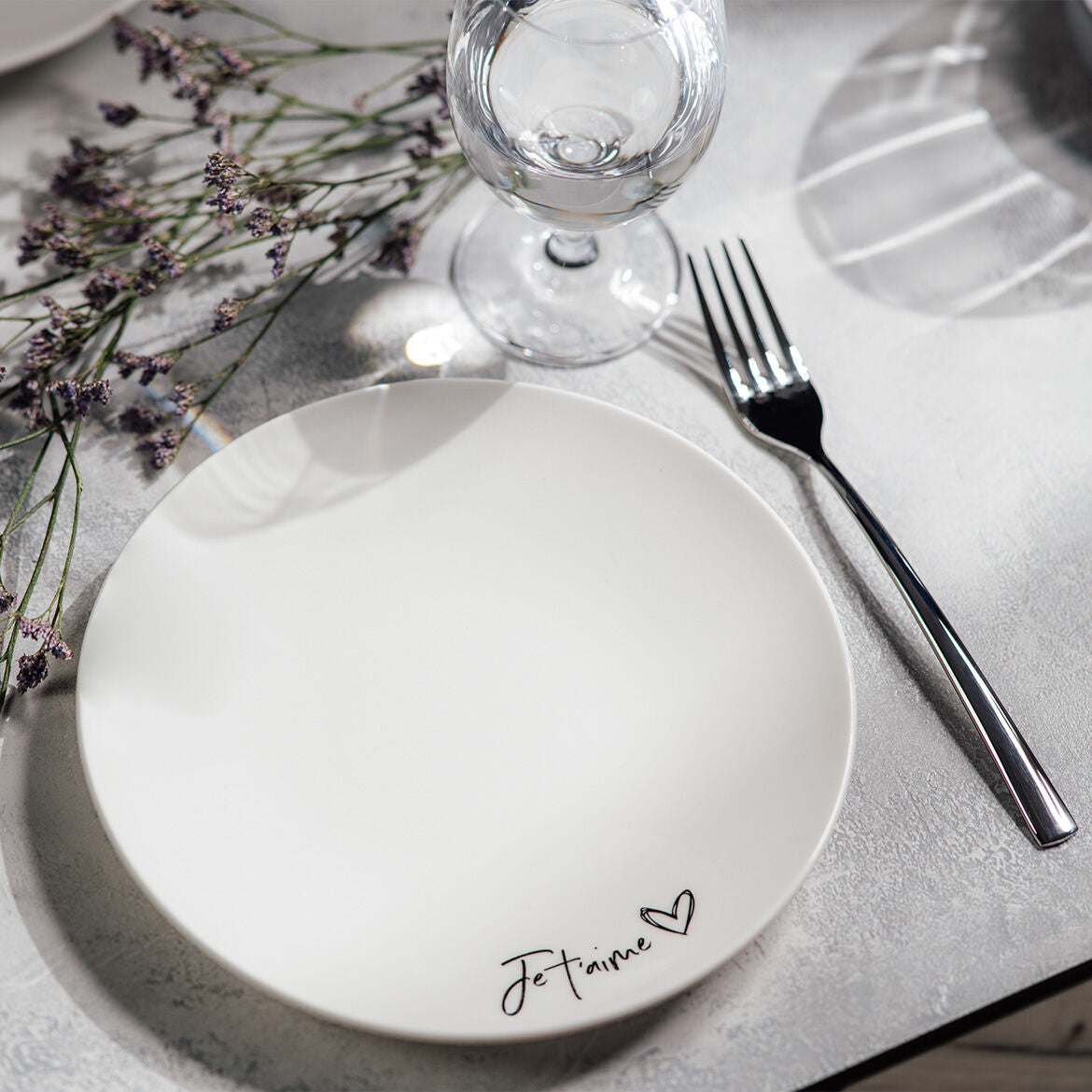 Statement Salad plate Je t'aime 21cm