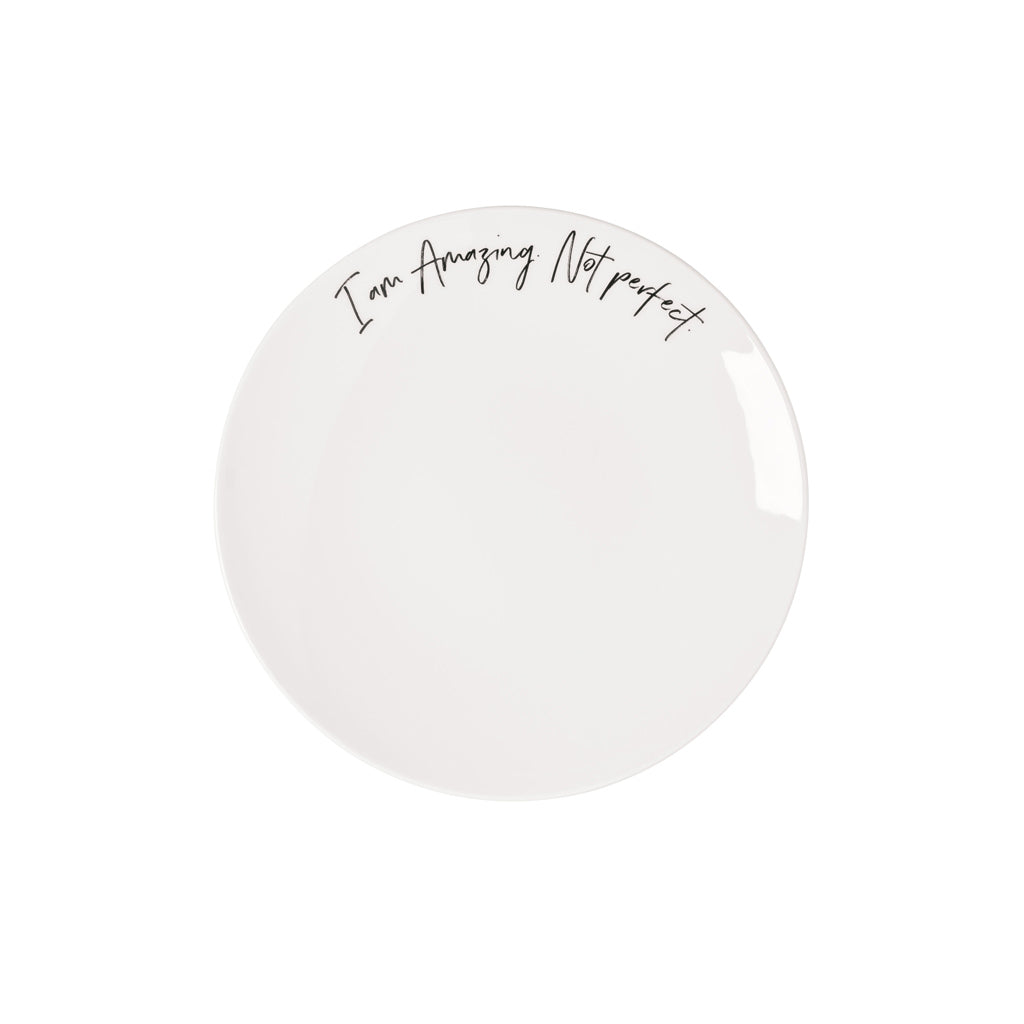 Statement Salad Plate Amazing Not Perfect 21cm