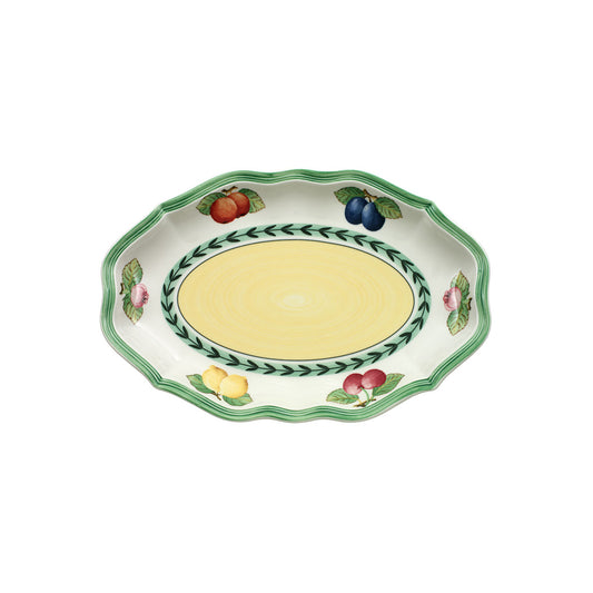 French Garden Fleurence Pickle Dish/Saucer sauceboat 24cm