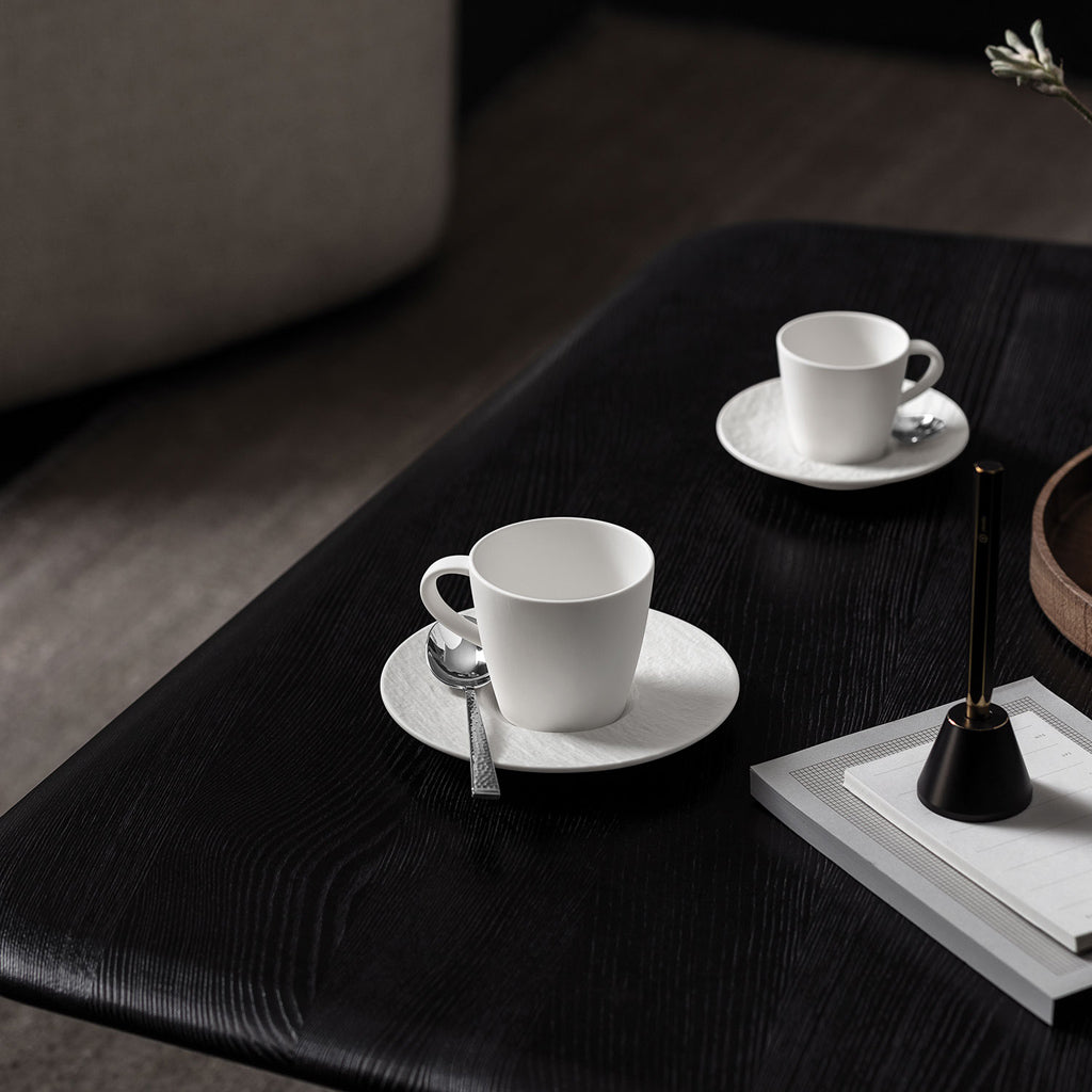 Manufacture Rock Blanc Coffee cup & saucer 6 person