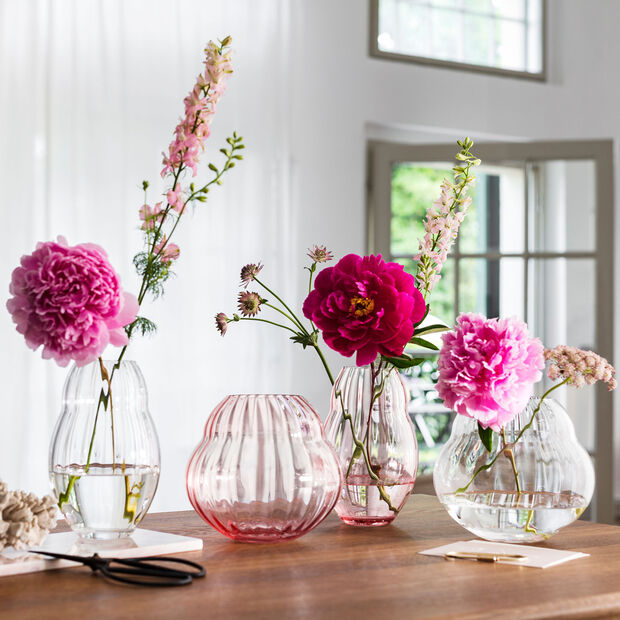 Rose Garden Home Vase, Rose 12.8x12.8x20cm