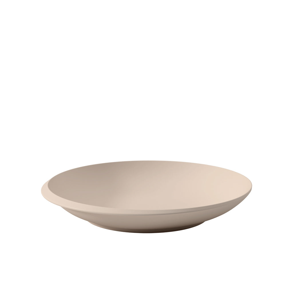 NewMoon Beige Bowl Flat 29cm