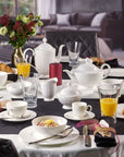 White Pearl Espresso cup & Saucer – Set of 6