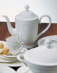 Grey Pearl Coffee/Teacup & Saucer – Set of 6