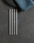 Purismo Bar Glass Straw Long, 4 Pieces