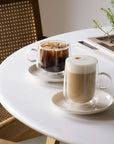 Artesano Hot & Cold Latte Glass 360 ml, Set Of 2