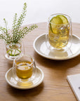 Artesano Hot & Cold Latte Glass 250 ml, Set Of 2