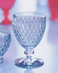Boston Blue Red Juice Goblet 200 ml- Set of 4