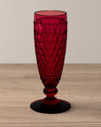 Boston Coloured Bubbly Drink Flute Red120 ml