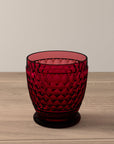Boston Coloured Tumbler Red 200 ml - Set of 4