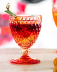 Boston Apricot Red Juice Goblet 200 ml - Set of 4