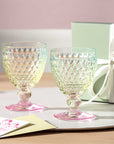 Boston Pearl Red Juice Glass 200 ml- Set of 4