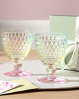 Boston Pearl Red Juice Glass 200 ml- Set of 4