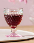 Boston Pearl Red Juice Glass 200 ml- Set of 4