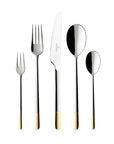 Ella Partgold Cutlery Set For 6 People On 30 Pieces