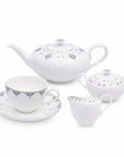 Azure Coffee/Teapot Set- 15 Pcs for 6 Persons