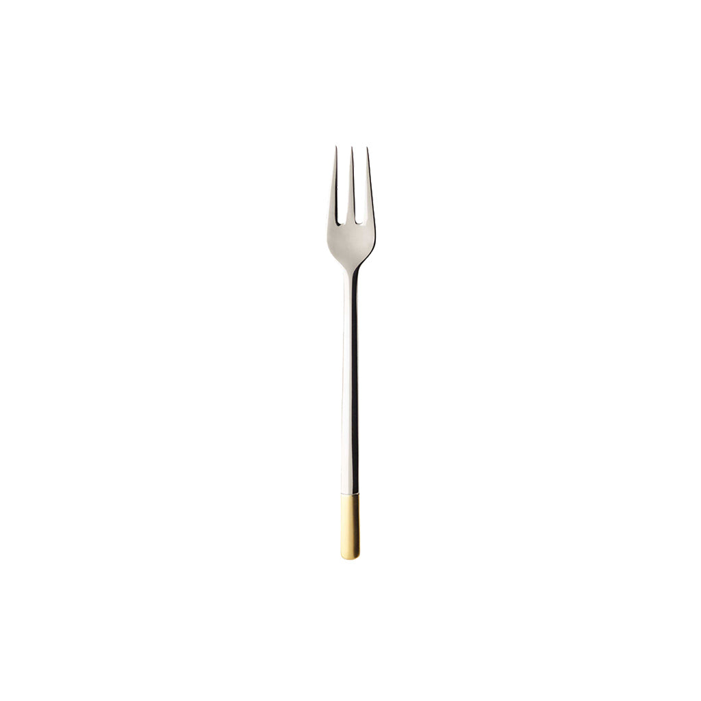 Ella partially gold-plated pastry fork set 6pcs