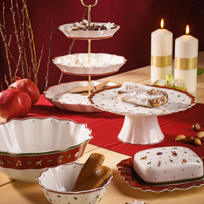 Toy's Delight Footed Cake Plate Small