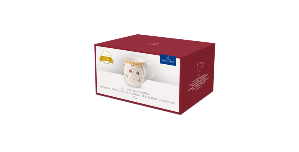 Toy's Delight Mug Set of 2 pieces, Anniversary Edition