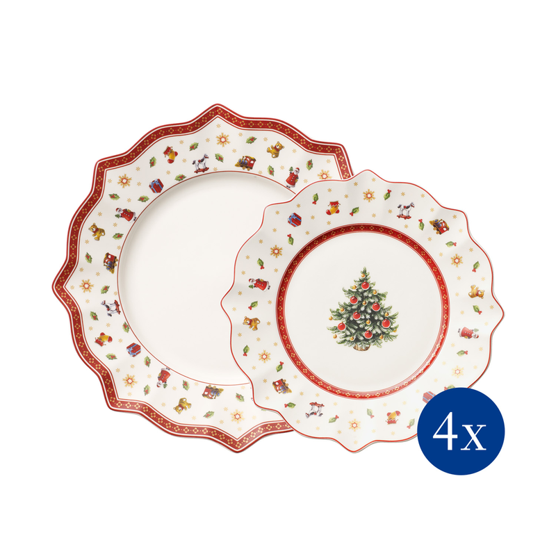 Toy's Delight Set of plates, 8 pieces.