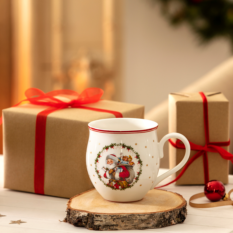 Toy's Delight Mug, Santa & Angel - 390 ml