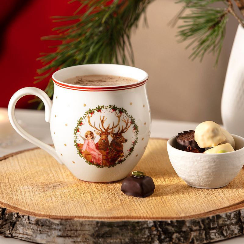 Toy's Delight Mug, Santa & Angel - 390 ml