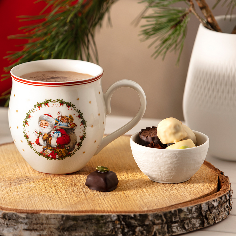 Toy's Delight Mug, Santa & Angel - 390 ml