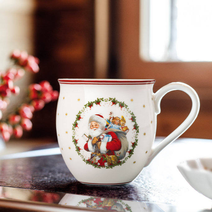 Toy's Delight Mug, Santa & Angel - 390 ml