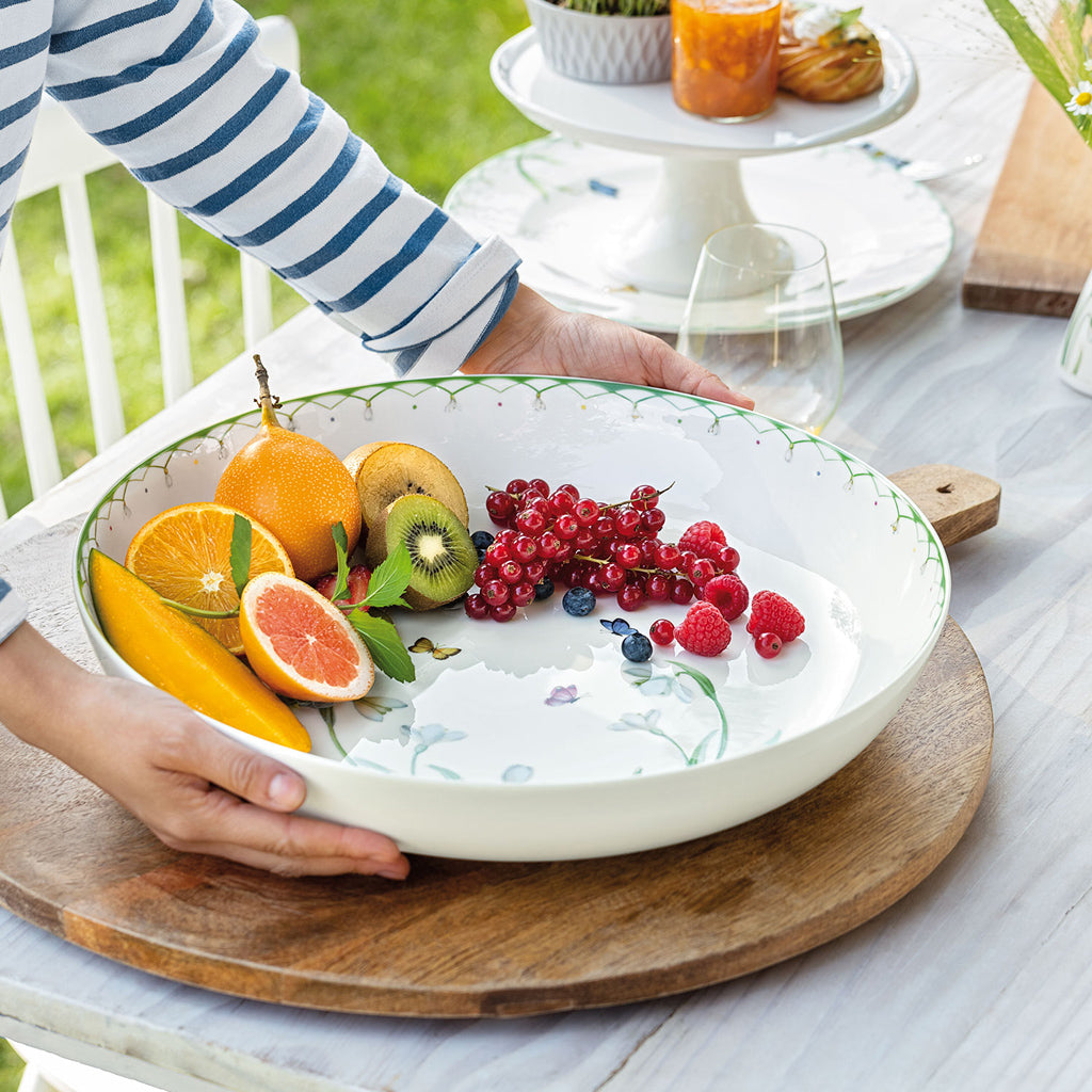 Colourful Spring Salad bowl 38 cm 38x38x7cm