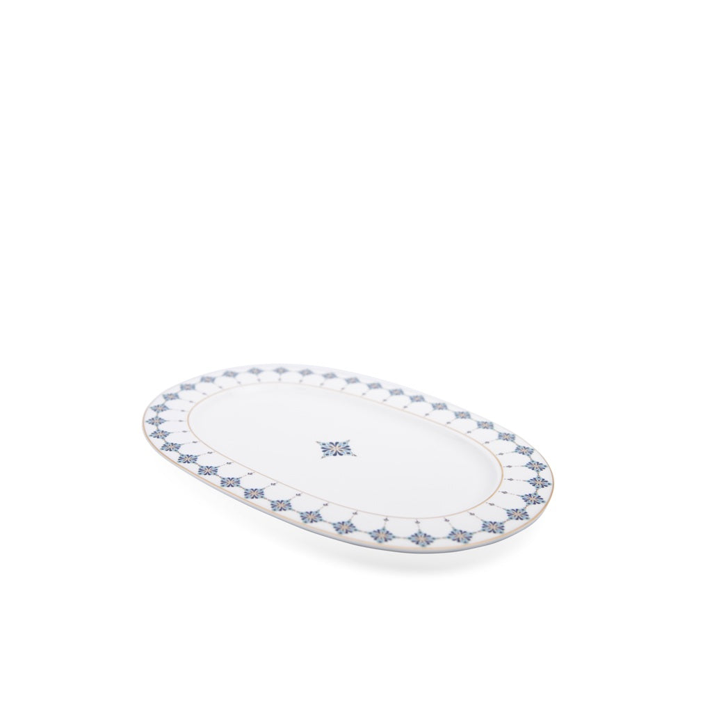 Azure Oval platter 41cm
