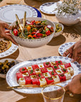 طبق تقديم بيضاوي آزور، 41 سم
