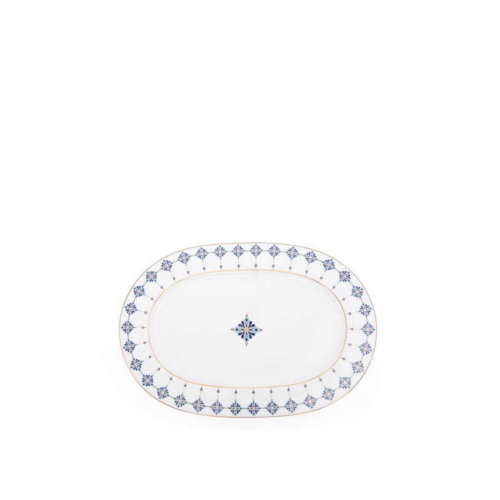 Azure Oval platter 41cm