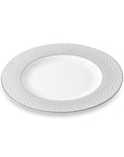 Geo Rose Grey & Platinum Dinner Plate 28 cm
