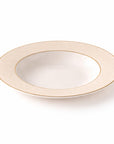 Geo Rose Beige & Gold Deep Plate 29 cm